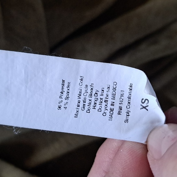 LuLaRoe Olive Green Boho Ruffle Hem Bell Sleeve Loose Fit Modest Midi  Dress - Picture 9 of 10